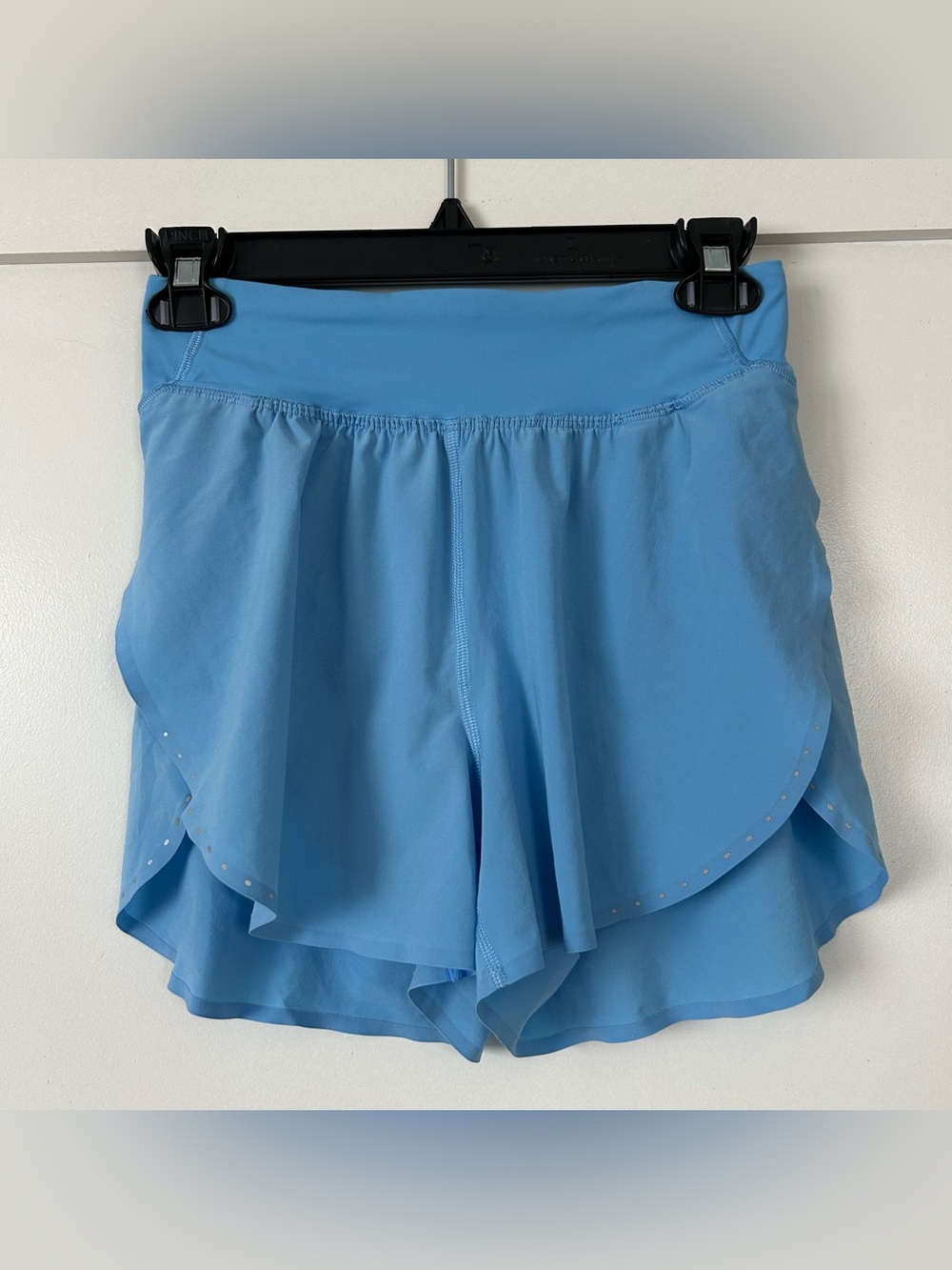Lululemon Fast and Free Reflective High-Rise Classic-Fit Short 3" Blue Size 2